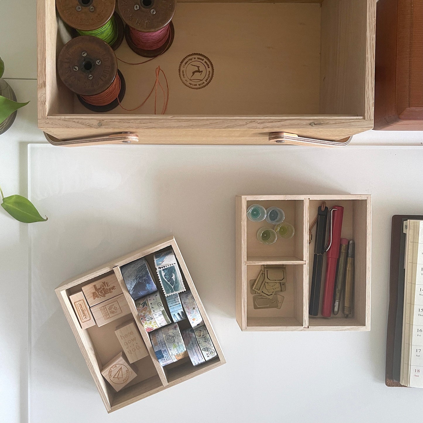 [Classiky] Chestnut Sewing Box